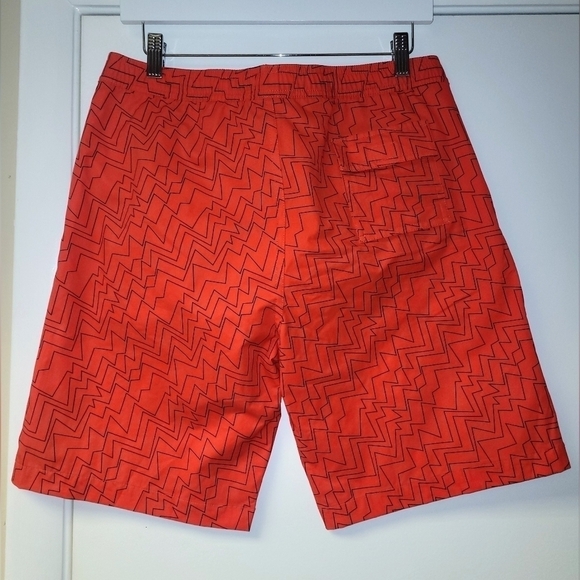 Psycho Bunny 32078 Boy's Swim Trunks In Bonfire Print Size 18/20 XL - Picture 6 of 13